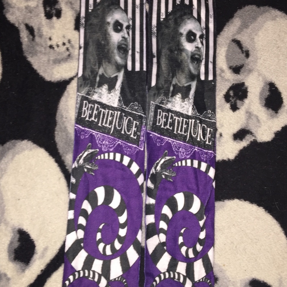 Beetlejuice Socks